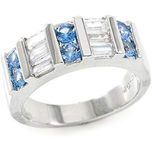 Glamouresq 18K Plated CZ Band Ring